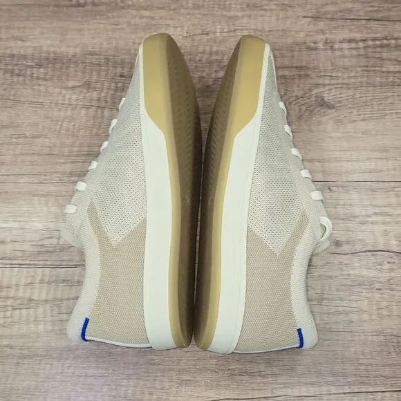 Rothy’s The Lace Up Women's Size 9 Blonde Biscuit Cream Knit Sneakers READ DESCR - Picture 6 of 10